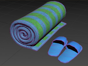 towel 02 Model 3D