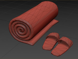 towel 02 Model 3D