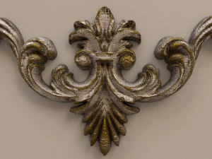 carved scroll 01 3D Model