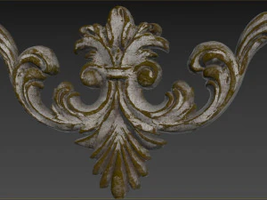 carved scroll 01 3D Model