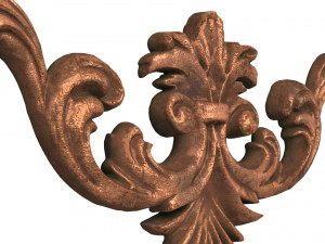 carved scroll 02 3D Model