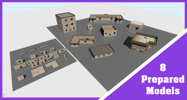 house-pack 3Dモデル .c4d .max .obj .3ds .fbx .stl .blend 