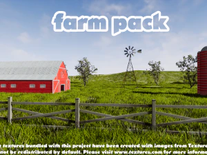 paquete de granja Modelo 3D