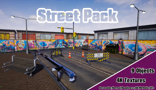 straatpakket 3D Model .c4d .max .obj .3ds .fbx .stl .blend 