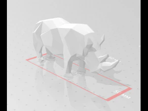 rhino statue 3D Model