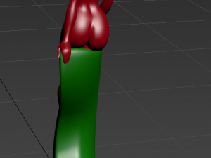 nympha statue 3D-Modell