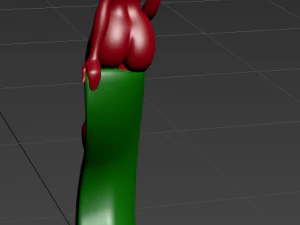 statua della ninfa Modello 3D