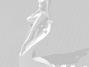 statua della ninfa Modello 3D