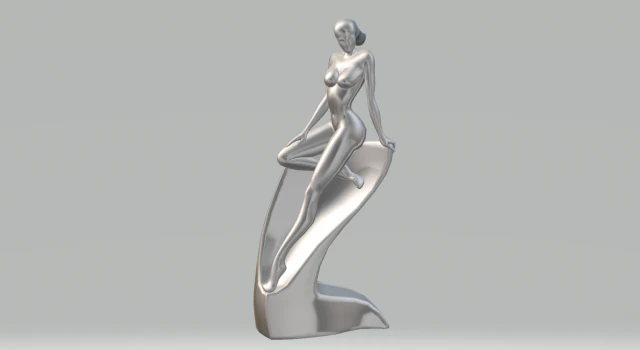statua della ninfa Modello 3D .c4d .max .obj .3ds .fbx .stl .blend 