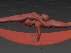 balance sculpture 3D मॉडल