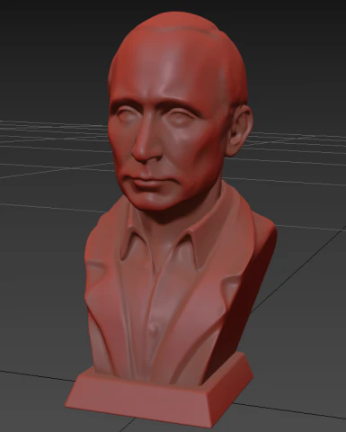 putin bust 3D Model .c4d .max .obj .3ds .fbx .stl .blend 