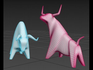 bulls Modelo 3D