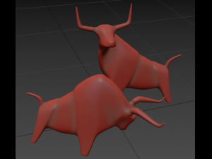 bulls Modelo 3D