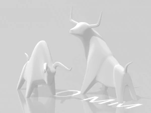 bulls 3D Model