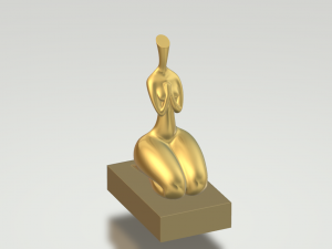 woman statue 3D Model