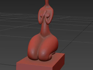 woman statue 3D Model