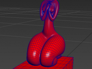 woman statue Model 3D