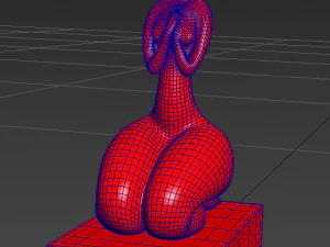 woman statue 3D Model
