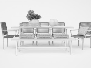 outdoor furnitures 02 3D Model