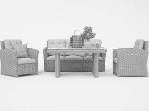 outdoor furnitures 03 3D Model