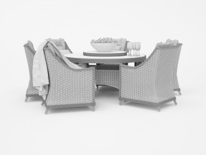 outdoor furnitures 04 3D Model