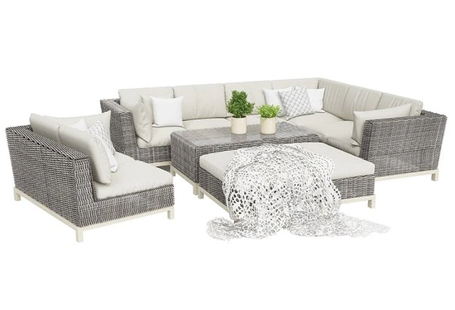 outdoor furnitures 09 3D Model .c4d .max .obj .3ds .fbx .stl .blend 