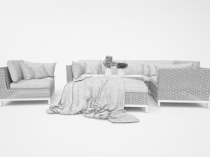 outdoor furnitures 09 3D 모델