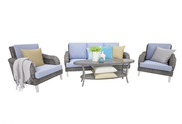 outdoor furnitures 11 3D 모델 .c4d .max .obj .3ds .fbx .stl .blend 