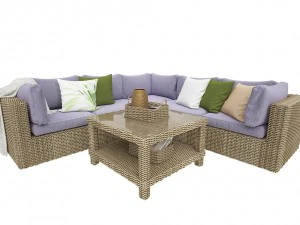 户外家具 12 3D 模型