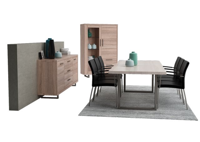 dining furnitures set 01 3D मॉडल .c4d .max .obj .3ds .fbx .stl .blend 