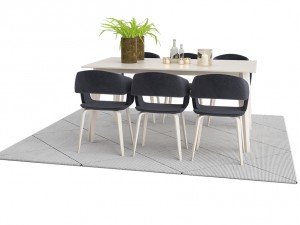 dining furnitures set 06 3D Model