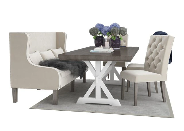 dining furnitures set 09 3D Model .c4d .max .obj .3ds .fbx .stl .blend