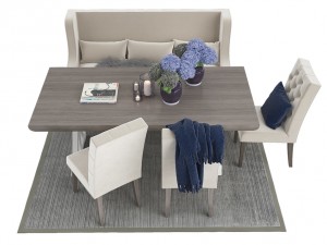 dining furnitures set 09 3D-Modell