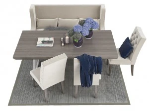 dining furnitures set 09 3D Model