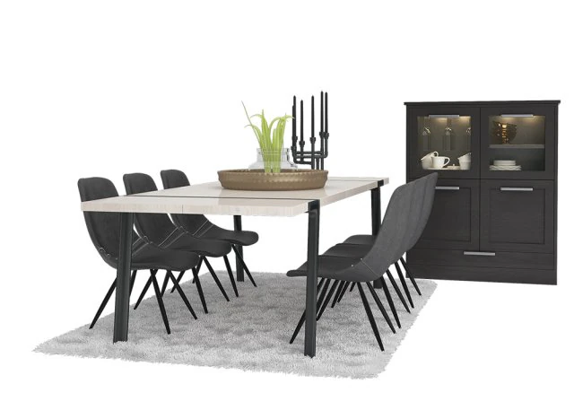 dining furnitures set 10 3D Model .c4d .max .obj .3ds .fbx .stl .blend