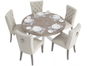 dining furnitures set 12 3D 模型