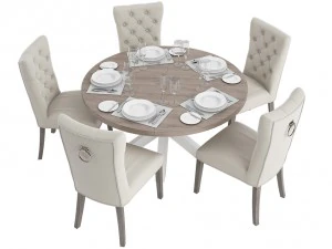 dining furnitures set 12 3D Model