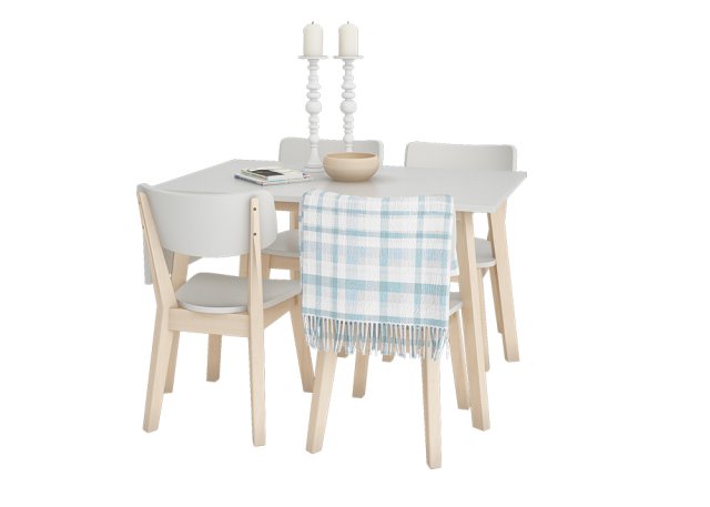 dining furnitures set 13 3Dモデル .c4d .max .obj .3ds .fbx .stl .blend 