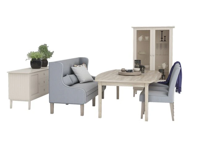 dining furnitures set 14 3D Model .c4d .max .obj .3ds .fbx .stl .blend