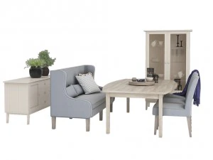 volumepack de m&oacute;veis de jantar Modelo 3D