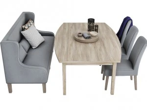 volumepack de m&oacute;veis de jantar Modelo 3D