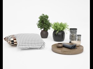 accessories set 01 3D Model