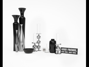 accessories set 02 3D Model