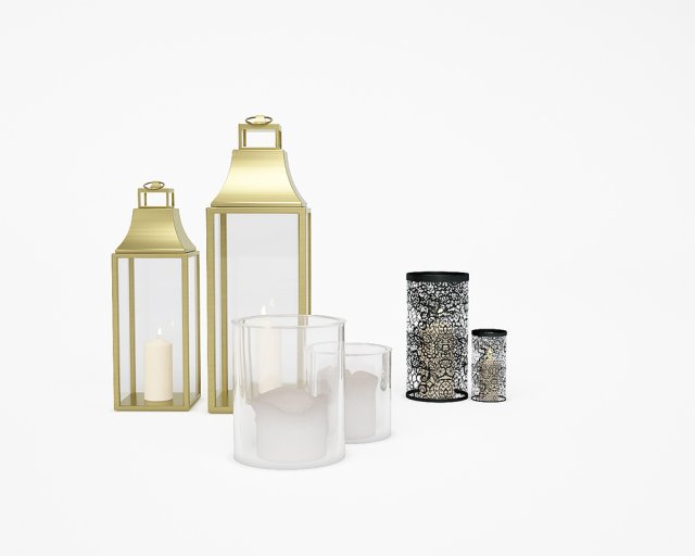 accessories set 05 Modelo 3D .c4d .max .obj .3ds .fbx .stl .blend 