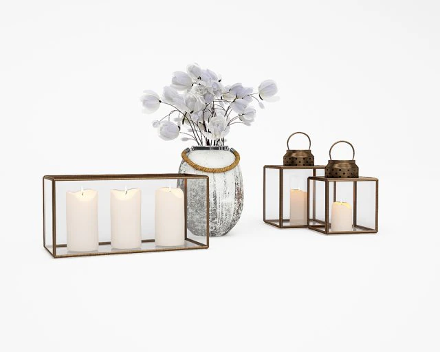 conjunto de acess&oacute;rios 06 Modelo 3D .c4d .max .obj .3ds .fbx .stl .blend 