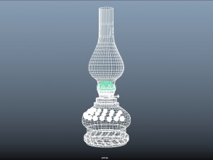 oil lamp 3D Модель