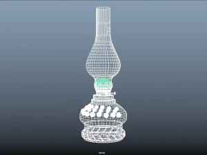 oil lamp 3D Model