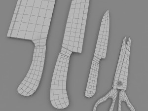 kitchen utensils 1 3D Model