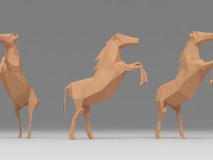 horse low poly 3D Model