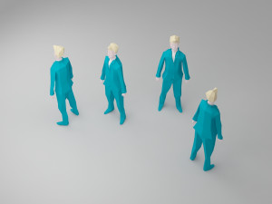 character low poly 1 Model 3D